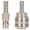 Euro Air Hose Connector Fitting Quick Release Pack with Hose
