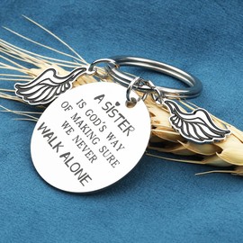 CYFGIFT C Y F G I F T Llavero de regalo para familiares, amigos, compañeros de trabajo y compañero de clase, Regalos para hermanas, Sister Gifts