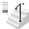 Handrail Railing, Single Post Handrail, Stair Railing for Concrete, Sturdy