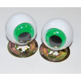 celloexpress Frogs Eyes 16mm with Metal Backs - Safety Eyes for Soft Toy or Teddy Bear Making - Pack of 1 Pair