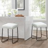 Levoberg Bar Stool Cover Rectangle Stretch Vanity Stool Cover Counter