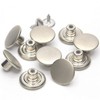 17mm Jeans Buttons No-Sew Metal Tack Buttons Replacement Kit 12