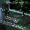 TECKNET Gaming Keyboard, 75% Wired Keyboard, RGB Backlit, 82-Keys with
