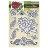 Penny Black Floral Applique Slapstick/Cling Stamp