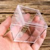 Operitacx 10pcs Small Acrylic Boxes with Lids Clear Acrylic Plastic