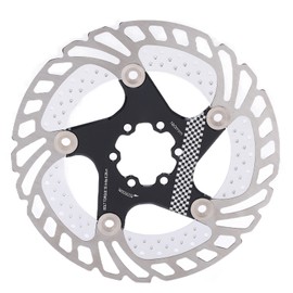 Disc Brake Rotor Black CNC Engraving Milling Anodized Marking Bike Accessories for Mountain Bicycle