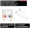 (1 Pack) Lidertik Washing Machine Outlet Box Thread or Sweat