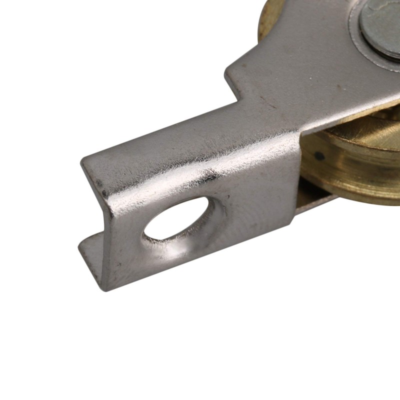 RDEXP Sliding Roller Wheel 20mm Diameter Slotted Wheel for Wardrobes