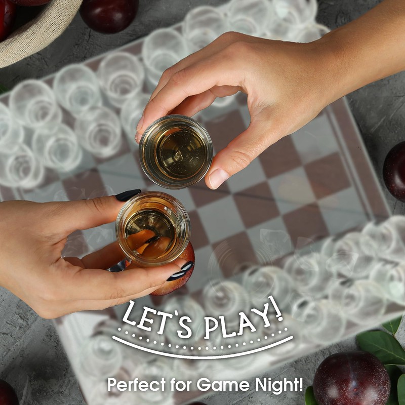 Drinking Shot Glass Chess Set