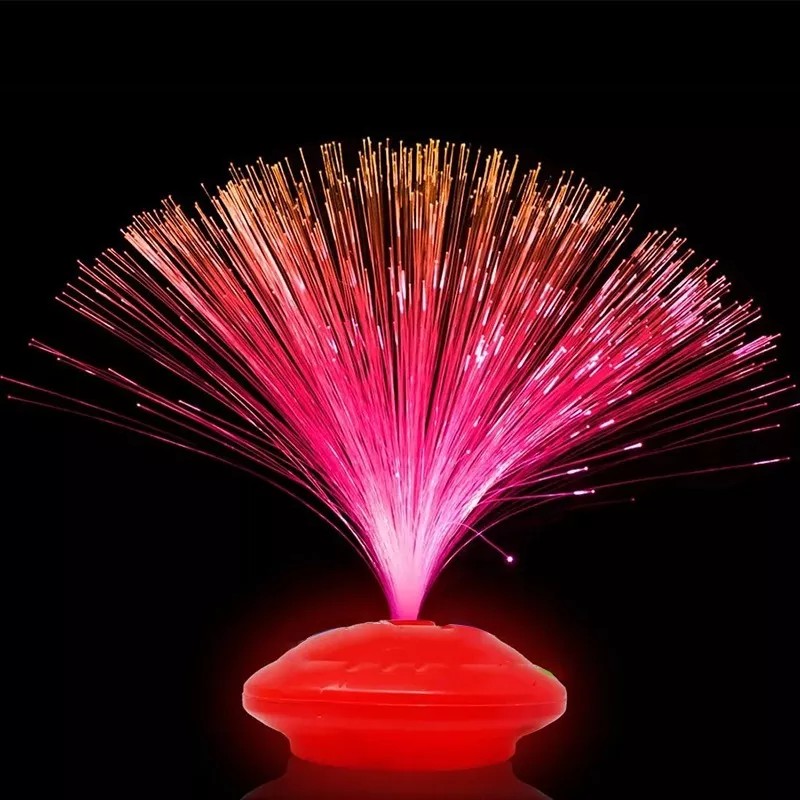 Led 5 Centros De Mesa Fibra Optica Decoracion Adorno Arreglos