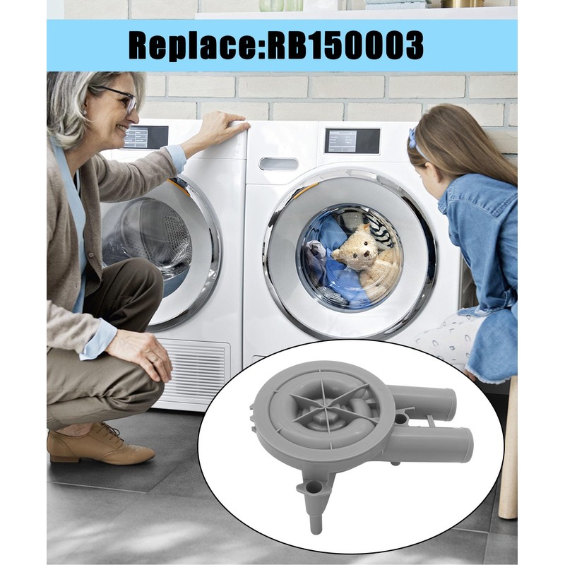Washer Drain Pump & Belt Kit Compatible With Alliance, Cissel,
