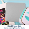 HTVRONT Heat Press Mat for Cricut:29.2cmX29.2cm(11.5"x11.5")  Heat Press Pad for