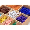 Adena Montessori Bead Set - Montessori Educational Materials, Numbers Theme,