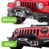 Winch Cover Waterproof, Heavy Duty 600D Breathable Oxford Fabric Dust-Proof
