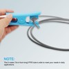 Ultra-Smooth PTFE Tube for 1.75mm Filament with Cutter for Extruder,2.5mm