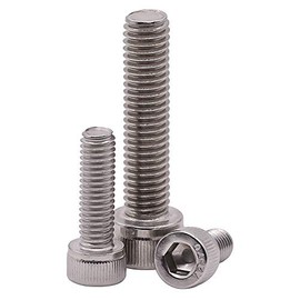 3/8-16 x 2" (3/8" to 3" Lengths Available) Socket Head Cap Screw Bolt, 304 Stainless Steel 18-8, Allen Hex Drive, Full Thread, Coarse Thread UNC 10 PCS