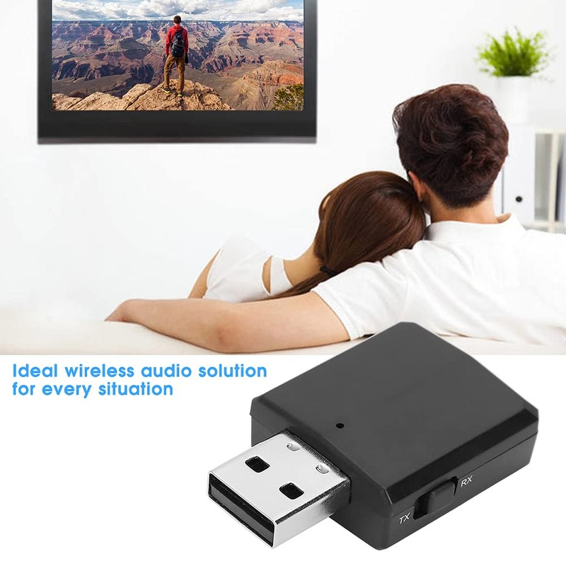 Nunafey USB Wireless Audio Transceiver, Wireless Audio Transceiver ZF-169 Plus