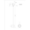 Textile Cable with Schuko Plug (Angled Plug Made of Duroplast: