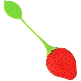 Tea Strainer Strawberry Shape Silicone Tea Infuser Tea Bag Teapot Accessory Simple and Sophisticated Design Tea Strainers Kitchen Supplies(ZS276)