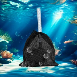 DIELOVEHUA 2 x pump bag with drawstring, filter bag, pond pump, large pond pump filter bag