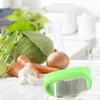 Premium Quality Stainless Steel Garlic Press Smasher - with Silicon