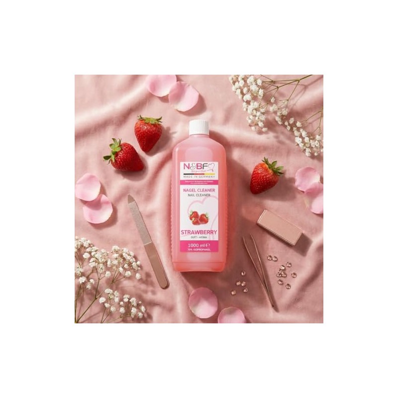 N&BF Nail Cleaner Gel Nails Strawberry UV Nail Polish 1000
