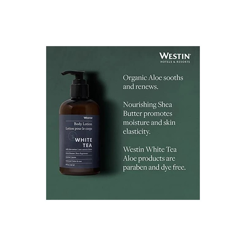 Westin White Tea Aloe Body Lotion - Body Moisturizer with