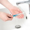 2 Pcs Mini Glass Nail File with Case, 2mm Thickness