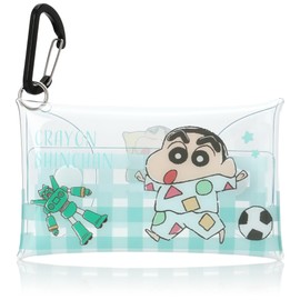 Crayon Shinchan0004 Clear Multi Case, Small, Comes with Carabiner, Pouch, Accessories, Coin Purse, Smart Key, Car, Bicycle, Key, Key Case, Earphone Case, Airpods Case, Bag Accessories, Pouch, For Work