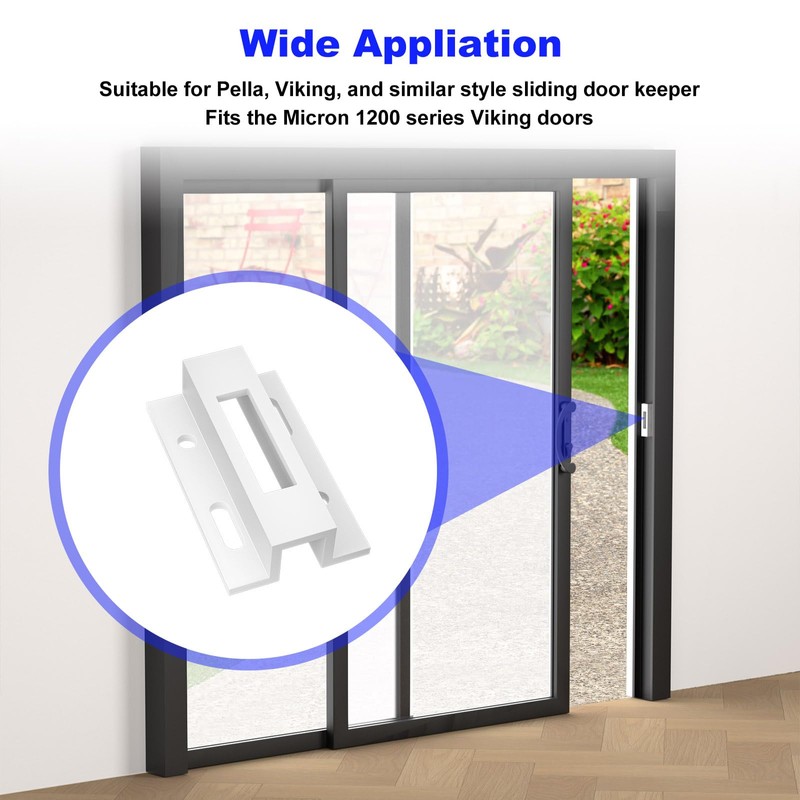 E 2124 Sliding Door Keeper,Extruded Aluminum Sliding Door Latch Replacement