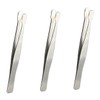 TEHAUX 3pcs Stainless Steel Stamp Tweezers Lightweight Precision Beak Clips