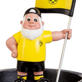 Borussia Dortmund BVB Garden Gnome Flower Pot One Size
