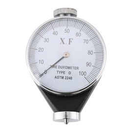 Rubber Tire Durometer Digital Hardness Tester Meter Large LCD Display Shore Type A/O/D Dial Value 0-100 Degrees for Micro-Porousmaterials Made of Foaming Agent in The Plastic(Type O)