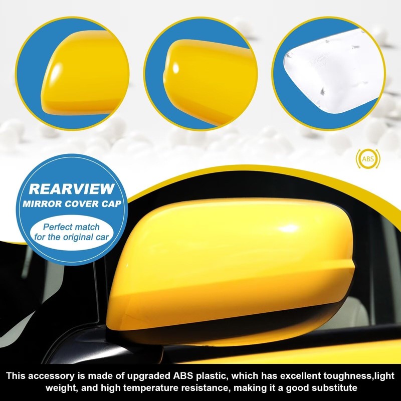 Goholy Car Door Side Rearview Mirror Cover Compatible With Honda