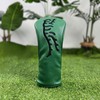 Abstract Tiger Golf Club Head Cover, Green, Durable & Waterproof,
