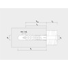 Apolo Mea Dübel F 8 mm Nylon Set of 100