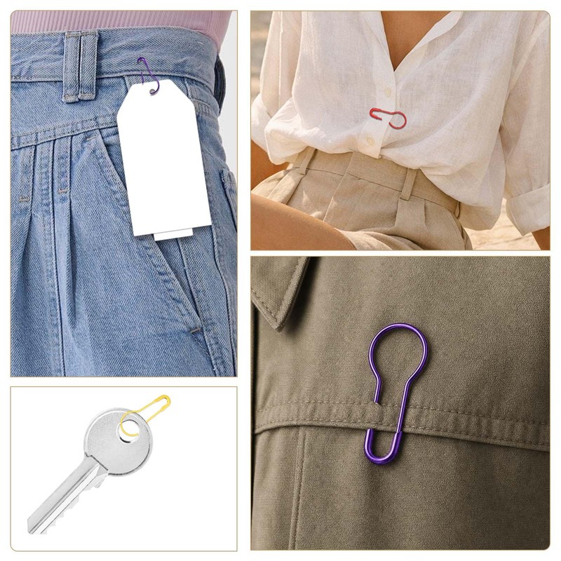 Gourd Safety Pins, 600pcs, 15 Colors, Individually Wrapped, 22mm/0.87 inch