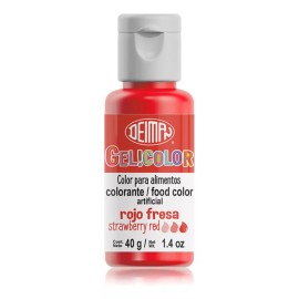Deiman Colorante Rojo Fresa En Gel Comestible 40g Confitería