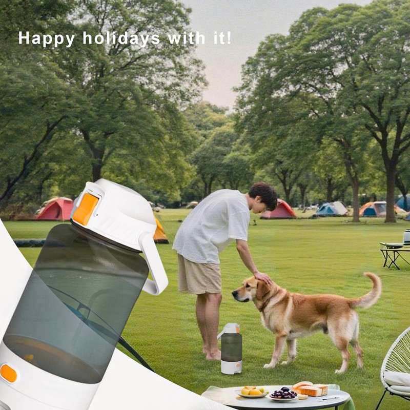 52oz Travel Dog Water Bottle Portable - Contain Within Dog
