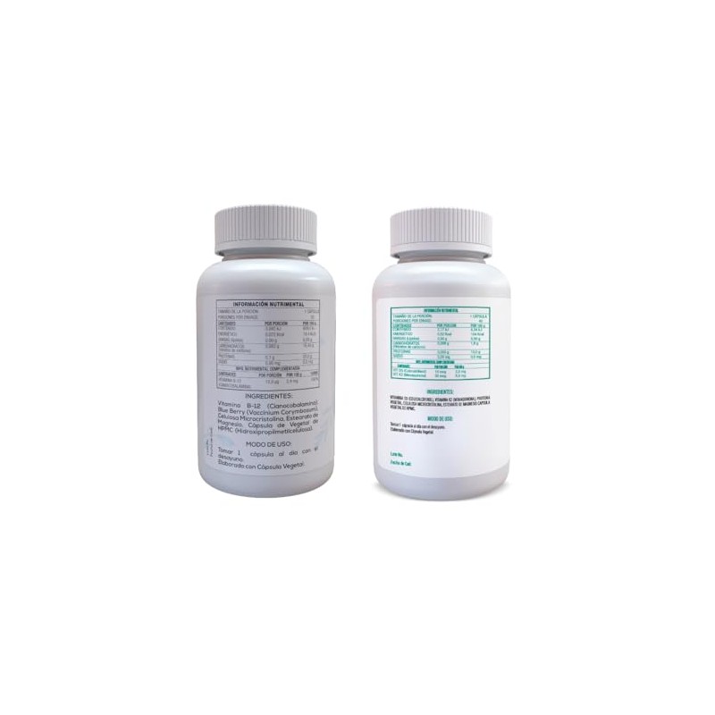 INDIGO LIFE NUTRACEUTICOS – Pack Vitamina B12 30 Caps +