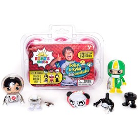 RYAN'S WORLD Eggstravaganza S4, Huevos misteriosos, Juguete Sorpresa, Construir y Crear, Hacer Tres Cifras Completas, Mezclar y Combinar, Juguete para niños, a Partir de 3 años