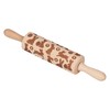 Tala Easter Patterned Wooden Revolving Rolling Pin, FSC Beechwood with