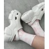 Wigo Socks, Solid, Line, Embroidered Design, Crew Length, Foot Cover,