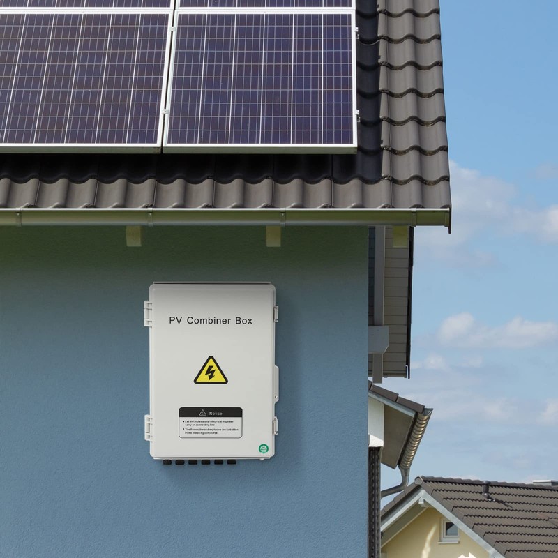 YIYIBYUS 4/6 String PV Combiner Box with 10A Rated Current