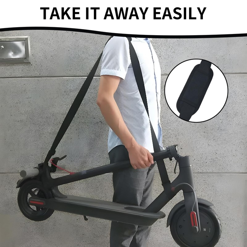 Carrying Strap for Bikes, Robust Shoulder Strap for Bikes, Adjustable