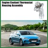 Motoforti Engine Coolant Thermostat Housing Assembly 255002E085 for Hyundai Elantra