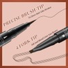 TOEECY Eyebrow Pencil, 2-in-1 Liquid Eyebrow Pencil, Eyeliner with Double