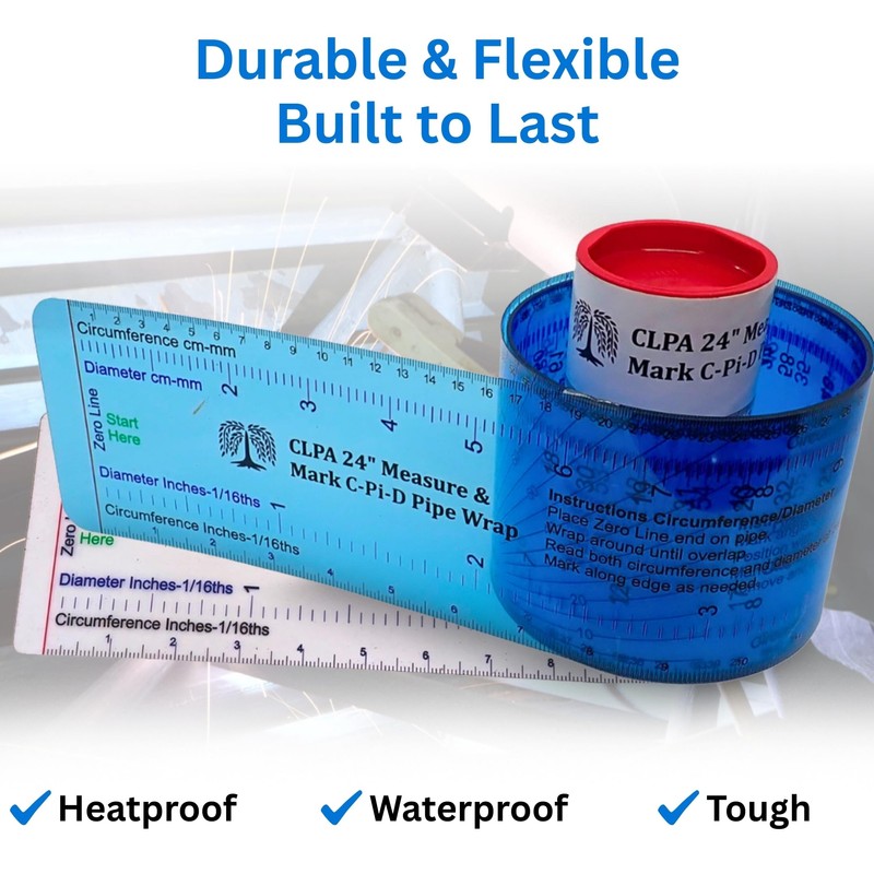 CLPA 24" Diameter Measure & Mark C-Pi-D Pipe Wrap Around