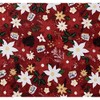 Holiday Time Throw 50" x 60" - Poinsettia