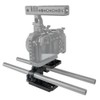 NICEYRIG DSLR Camera Baseplate Switching Kit with 15mm Rod Raiser